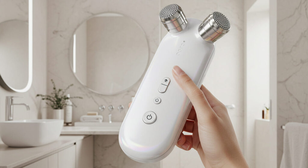 AI 피부미용기기 제품디자인 홈케어 용도