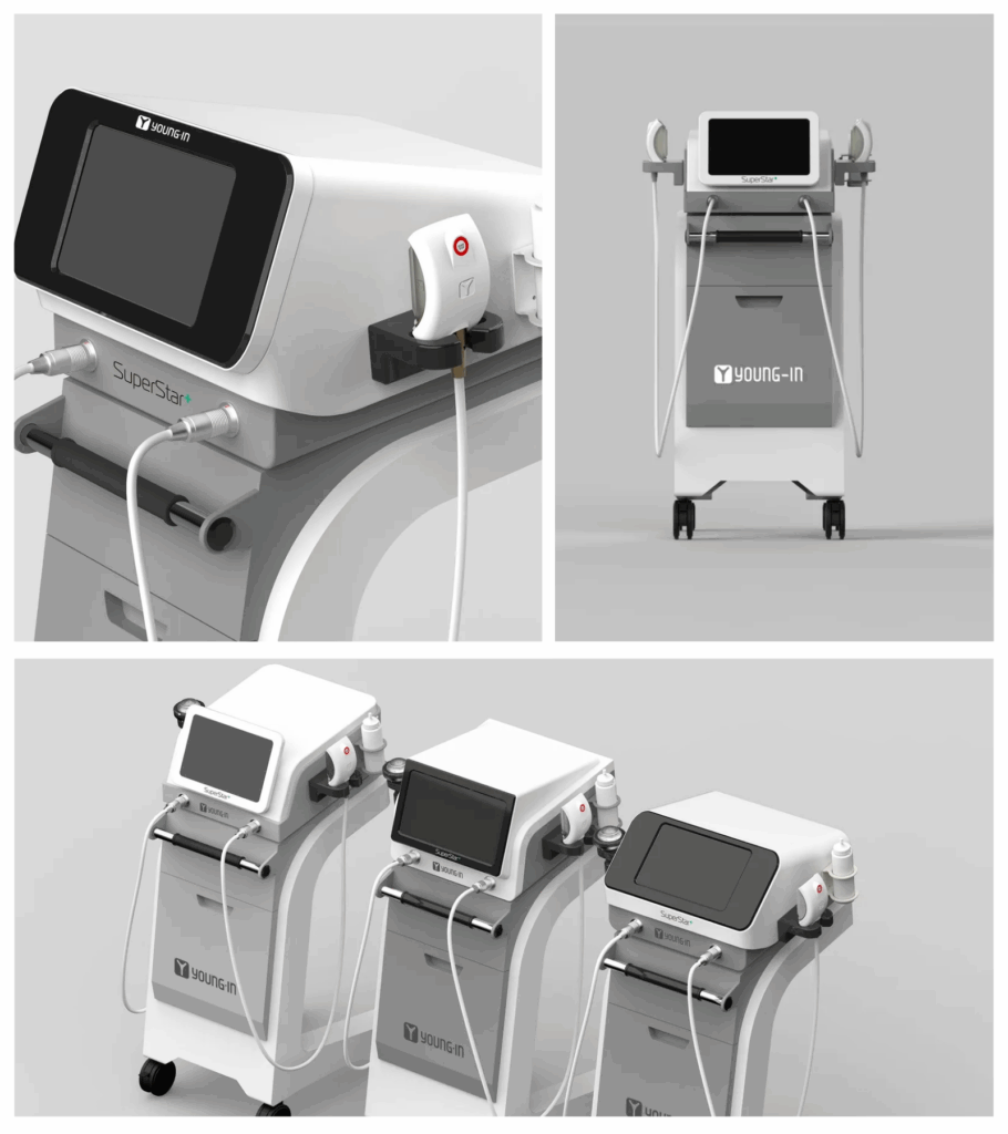 영인바이오텍 ESWT 의료기기 제품디자인, 체외충격파 치료기, 의료기기 디자인 전문회사 제작 이미지