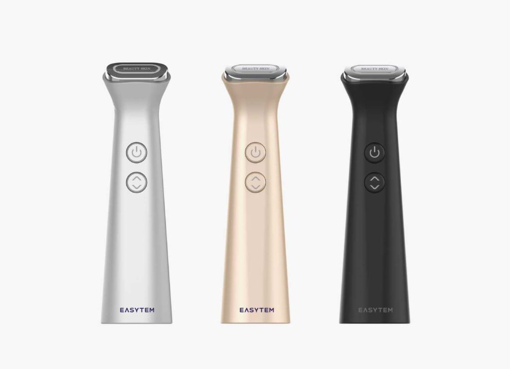 이지템 프리미엄 뷰티 스킨 디바이스 3종 세트 (실버, 골드, 블랙) 정면 이미지