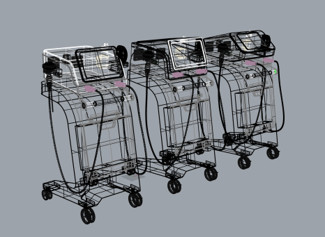 3D모델링 CAD Wireframe Modeling of Medical Device
