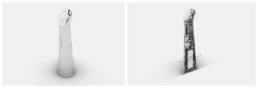 "뷰티·의료기기 시제품 제작, 외관만 예쁘면 될까요? 위디자인은 이미지처럼 정밀한 기구설계와 내부 회로 배치를 고려한 워킹 목업을 제작합니다. 25년 노하우로 금형 제작 전 리스크를 완벽히 제거하는 시제품 제작 프로세스를 확인하세요."