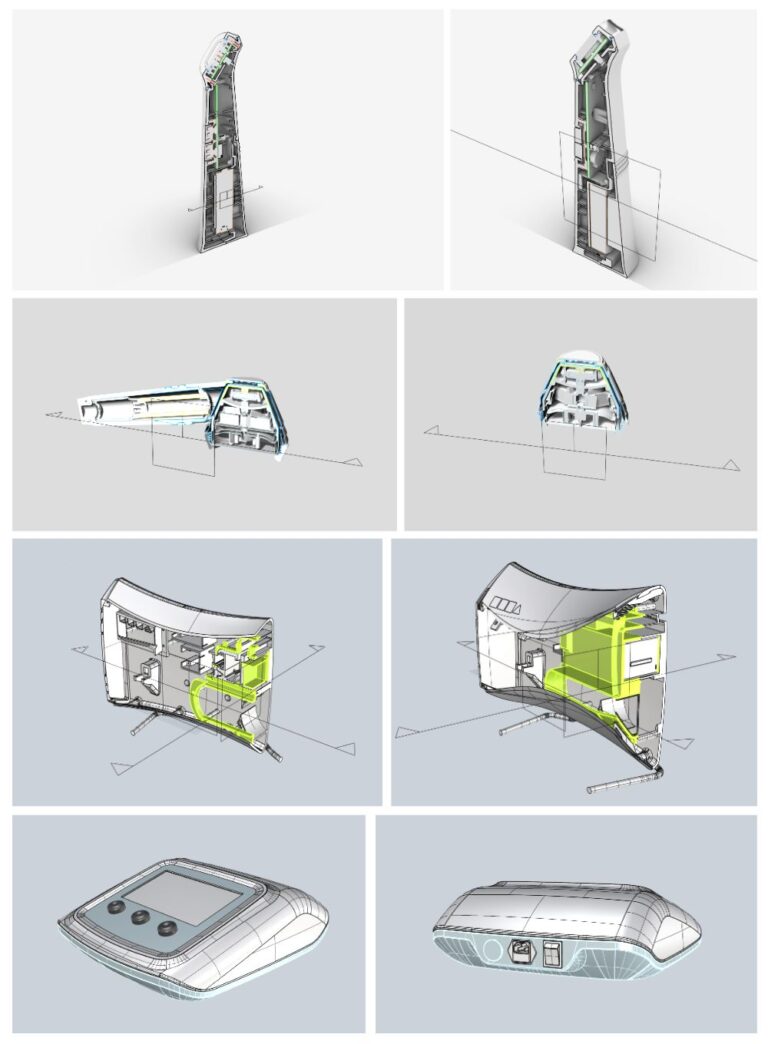 제품디자인 기구설계 시제품제작 엔지니어링 사례 - 정밀 구조 검토, 조립성 체크, 내부 3D 설계 및 양산 최적화 도면 데이터